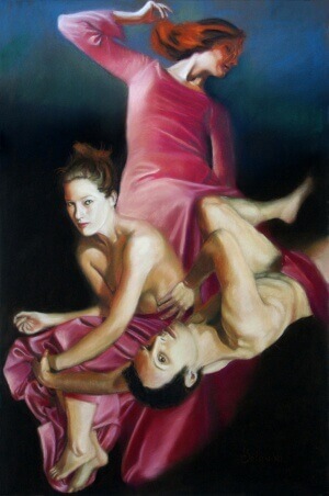 Ars Vivendi I, Soft pastel on paper, 40 x 60 cm, 2007