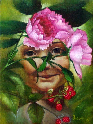 ‚Blumengesicht‘  Öl auf Leinwand | Oil on canvas