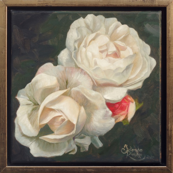 Winchester Cathedral Rose | Oil on canvas | Öl auf Leinwand