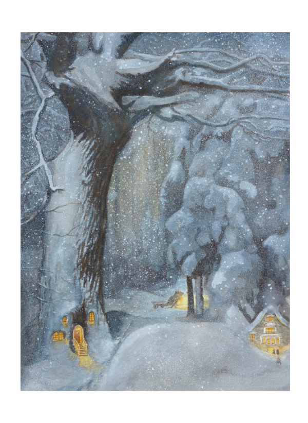 Fine Art Print On Paper 'Bibi Bieber und Gautscho am Heimweg'