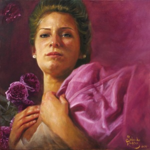 ‘Im purpurnen Schatten 2’ | Oil on canvas