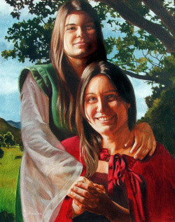 Portrait Mutter mit Tochter